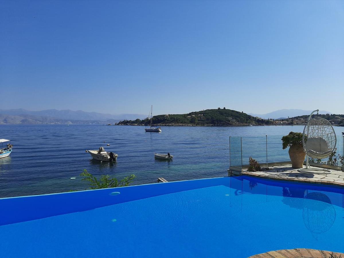 Imerolia Beach Villa Kassiopi Corfu מראה חיצוני תמונה